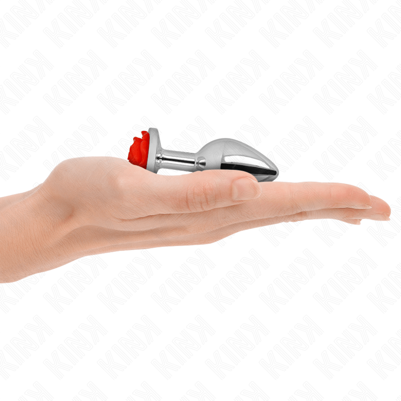 KINK - PLUG ANALE ROSA ROSSO TAGLIA S - KINK PLEASURE PLUGS - Intimo per le occasioni speciali | The Game Lingerie