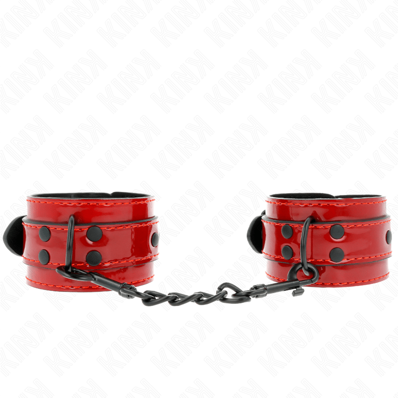 KINK - POLSINI DA POLSO ROSSO SCURO 23 X 5 CM - KINK WRIST RESTRAINT - Intimo per le occasioni speciali | The Game Lingerie