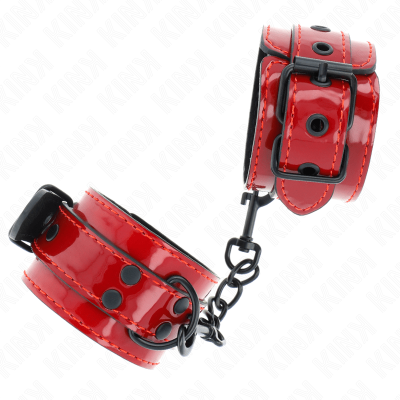 KINK - POLSINI DA POLSO ROSSO SCURO 23 X 5 CM - KINK WRIST RESTRAINT - Intimo per le occasioni speciali | The Game Lingerie