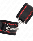 KINK - POLSO SCANDALO ROSSO - NERO - KINK WRIST RESTRAINT - Intimo per le occasioni speciali | The Game Lingerie
