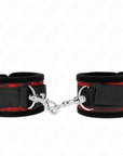 KINK - POLSO SCANDALO ROSSO - NERO - KINK WRIST RESTRAINT - Intimo per le occasioni speciali | The Game Lingerie