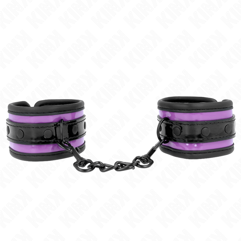 KINK - RESISTENZA DA POLSO IN NEOPRENE VIOLA CHIARO REGOLABILE 21 - 28 CM X 5 CM - KINK WRIST RESTRAINT - Intimo per le occasioni speciali | The Game Lingerie