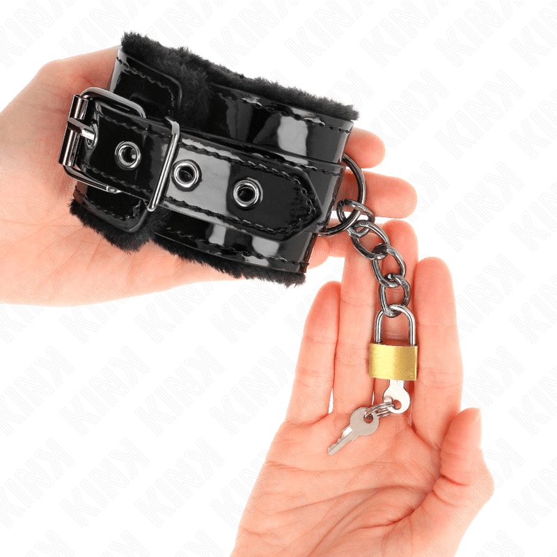 KINK - RESISTENZA DA POLSO LEGGERA CON SERRATURA IN RAME REGOLABILE 17 - 29 CM X 5,5 CM - KINK WRIST RESTRAINT - Intimo per le occasioni speciali | The Game Lingerie