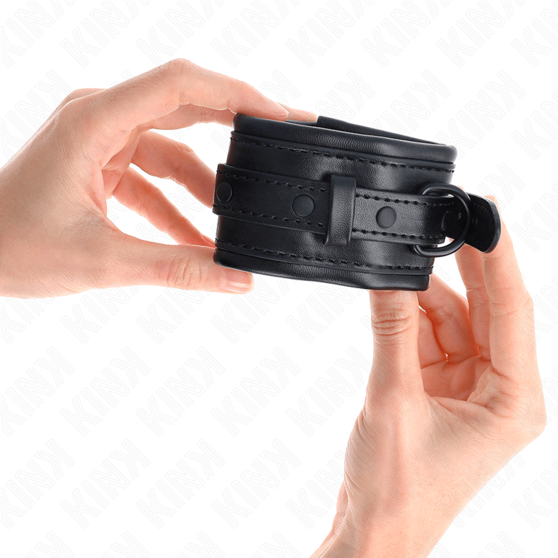 KINK - RESISTENZA DA POLSO NERA REGOLABILE 20 - 30 CM X 6 CM - KINK WRIST RESTRAINT - Intimo per le occasioni speciali | The Game Lingerie