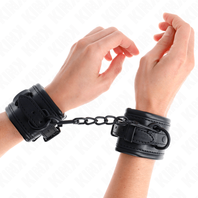 KINK - RESISTENZA DA POLSO NERA REGOLABILE 20 - 30 CM X 6 CM - KINK WRIST RESTRAINT - Intimo per le occasioni speciali | The Game Lingerie
