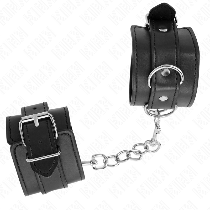 KINK - RESISTENZA DA POLSO SEMPLICE NERA REGOLABILE 20 - 23 CM X 5,5 CM - KINK WRIST RESTRAINT - Intimo per le occasioni speciali | The Game Lingerie