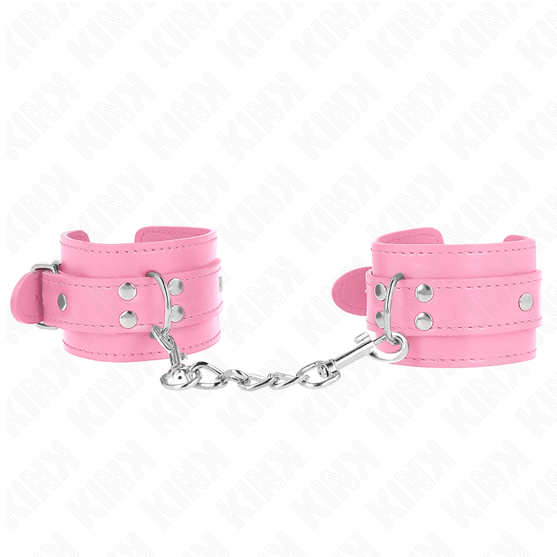 KINK - RESISTENZA DA POLSO SEMPLICE ROSA REGOLABILE 20 - 23 CM X 5,5 CM - KINK WRIST RESTRAINT - Intimo per le occasioni speciali | The Game Lingerie
