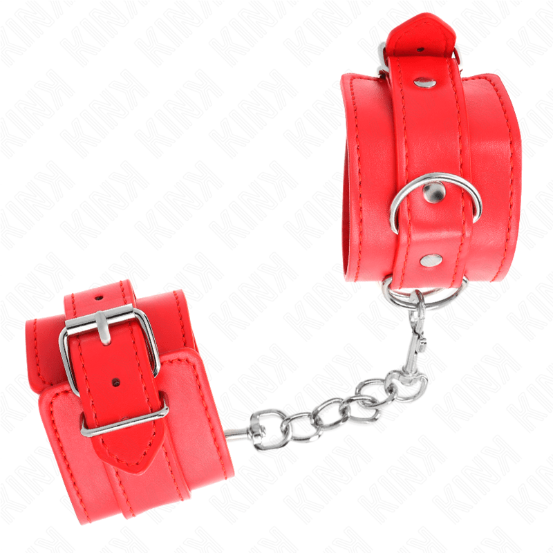 KINK - RESISTENZA DA POLSO SEMPLICE ROSSO REGOLABILE 20 - 23 CM X 5,5 CM - KINK WRIST RESTRAINT - Intimo per le occasioni speciali | The Game Lingerie