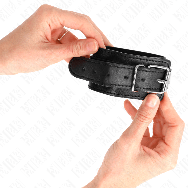 KINK - RESISTENZA DA POLSO SOTTILE NERA REGOLABILE 21 - 33 CM - KINK WRIST RESTRAINT - Intimo per le occasioni speciali | The Game Lingerie