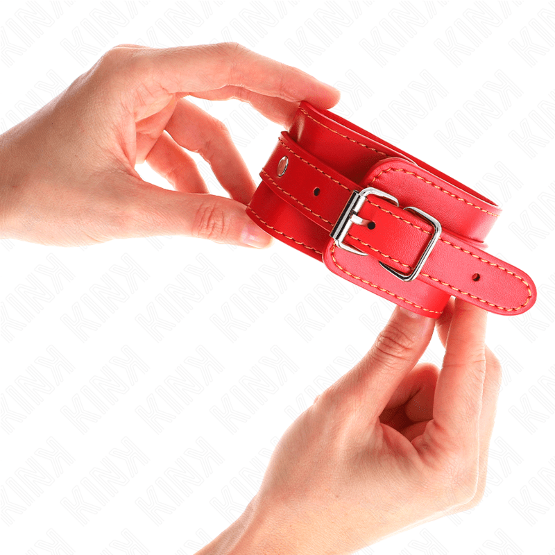 KINK - RESISTENZA DA POLSO SOTTILE ROSSO REGOLABILE 21 - 33 CM - KINK WRIST RESTRAINT - Intimo per le occasioni speciali | The Game Lingerie