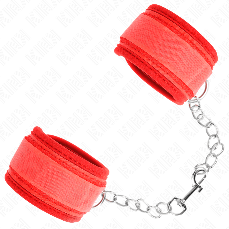 KINK - RESISTENZA POLSO IN NEOPRENE ROSSO 42 X 5 CM - KINK WRIST RESTRAINT - Intimo per le occasioni speciali | The Game Lingerie