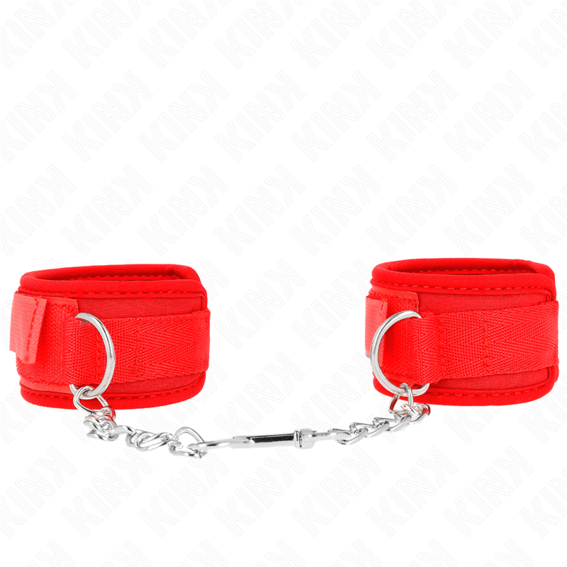 KINK - RESISTENZA POLSO IN NEOPRENE ROSSO 42 X 5 CM - KINK WRIST RESTRAINT - Intimo per le occasioni speciali | The Game Lingerie