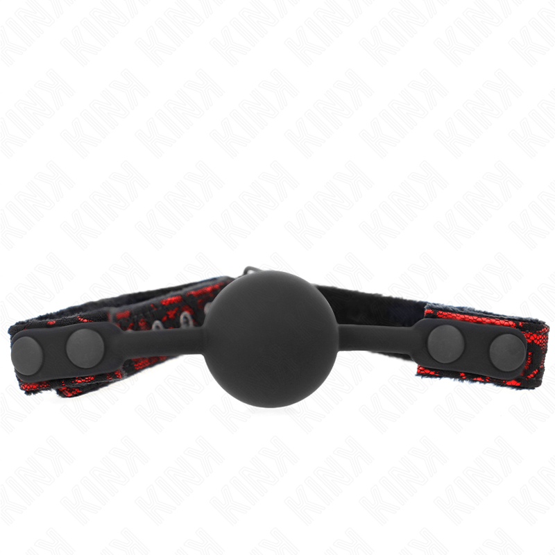KINK - SFERA IN SILICONE SCANDALO 4 CM MODELLO GAG 1 65 x 2 CM - KINK COLLAR & GAG - Intimo per le occasioni speciali | The Game Lingerie