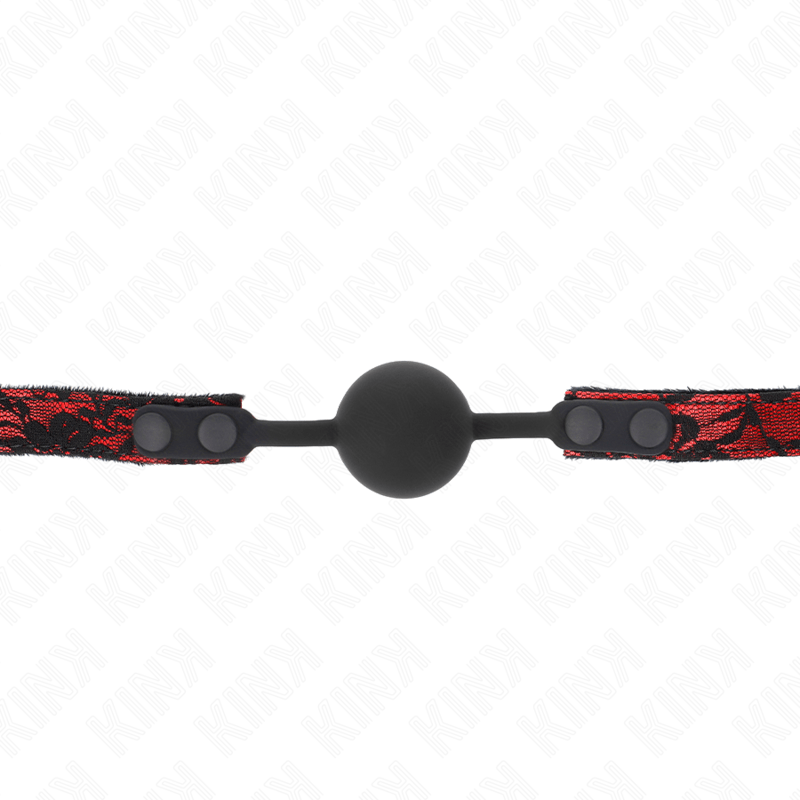 KINK - SFERA IN SILICONE SCANDALO 4 CM MODELLO GAG 1 65 x 2 CM - KINK COLLAR & GAG - Intimo per le occasioni speciali | The Game Lingerie