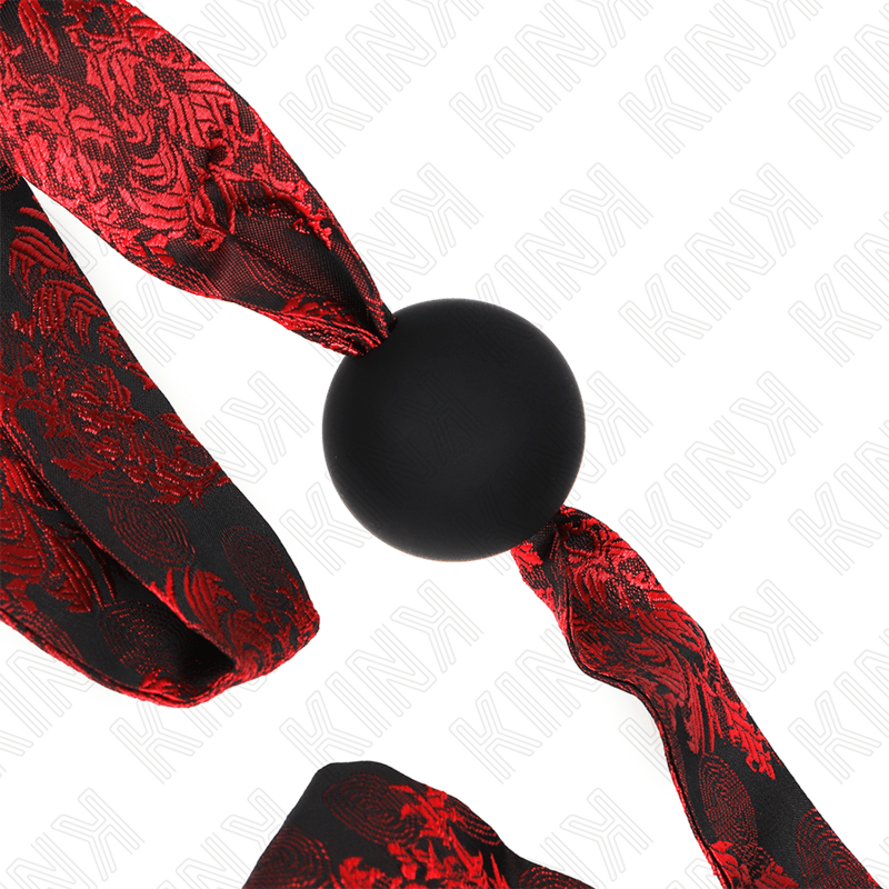 KINK - SFERA IN SILICONE SCANDALO 4,5 CM MODELLO GAG 2 146 x 4 CM - KINK COLLAR & GAG - Intimo per le occasioni speciali | The Game Lingerie