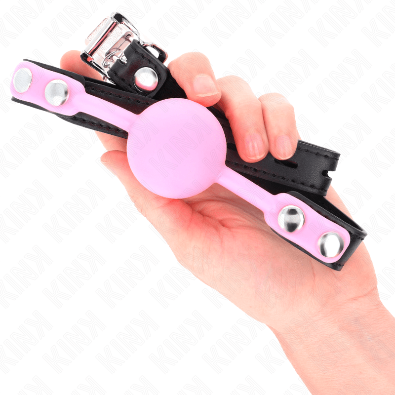 KINK - SFERA LUMINOSA IN SILICONE 4 CM GAG 60 x 2 CM - KINK COLLAR & GAG - Intimo per le occasioni speciali | The Game Lingerie