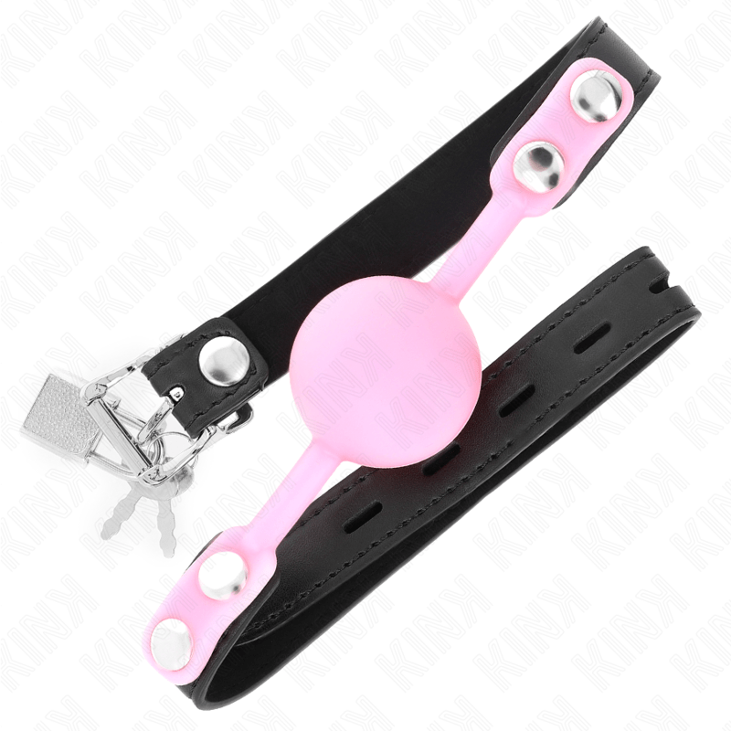 KINK - SFERA LUMINOSA IN SILICONE 4 CM GAG 60 x 2 CM - KINK COLLAR & GAG - Intimo per le occasioni speciali | The Game Lingerie