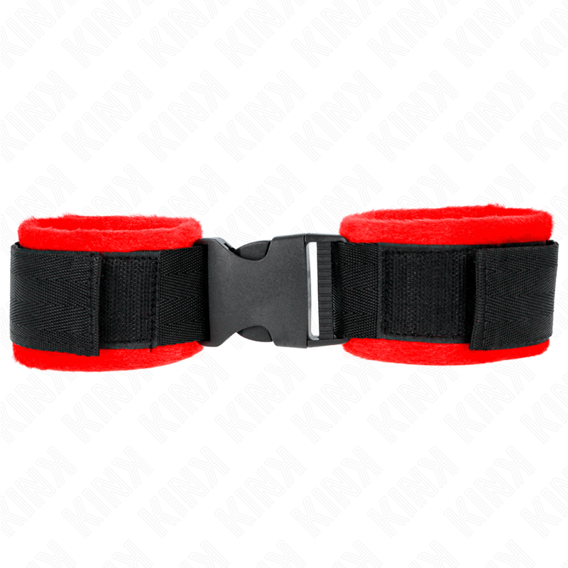 KINK - TENUTA DA POLSO IN NYLON HOOK&LOOP NERA MODELLO 1 AJDUSTABLE 25 - 35 CM X 6 CM - KINK WRIST RESTRAINT - Intimo per le occasioni speciali | The Game Lingerie