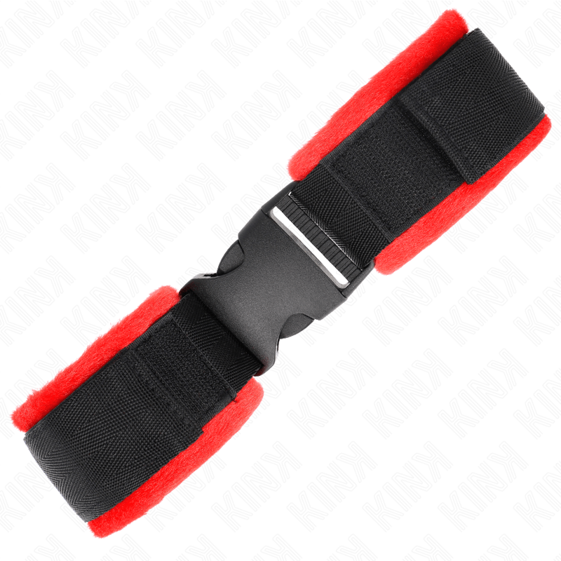 KINK - TENUTA DA POLSO IN NYLON HOOK&LOOP NERA MODELLO 1 AJDUSTABLE 25 - 35 CM X 6 CM - KINK WRIST RESTRAINT - Intimo per le occasioni speciali | The Game Lingerie