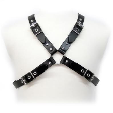 LEATHER BODY - IMBRACATURA CON FIBBIA NERA PER UOMO - LEATHER BODY - Intimo per le occasioni speciali | The Game Lingerie