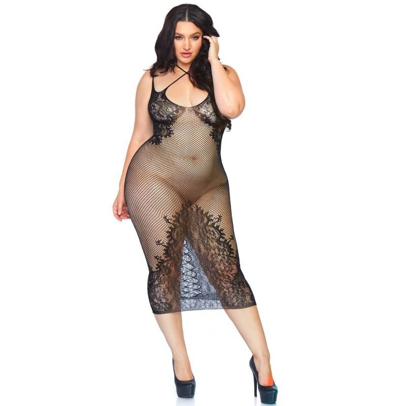 LEG AVENUE - ABITO CON DOPPIA CINTURINA 1X - 2X - LEG AVENUE DRESSES - Intimo per le occasioni speciali | The Game Lingerie
