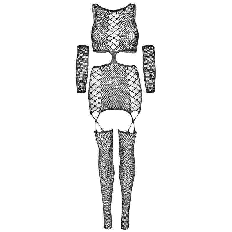 LEG AVENUE - ABITO GIACCA CON GUANTI TAGLIA UNICA - LEG AVENUE DRESSES - Intimo per le occasioni speciali | The Game Lingerie