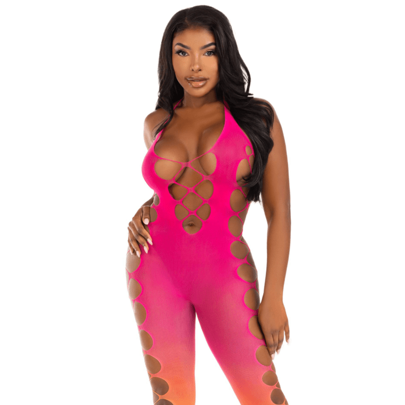 LEG AVENUE - BODYSTOCKING ALLA CAVIGLIA SUNSET - LEG AVENUE BODYSTOCKINGS - Intimo per le occasioni speciali | The Game Lingerie
