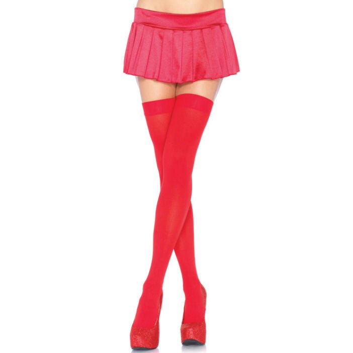 LEG AVENUE - CALZAMAGLIA IN NYLON ROSSO - LEG AVENUE HOSIERY - Intimo per le occasioni speciali | The Game Lingerie