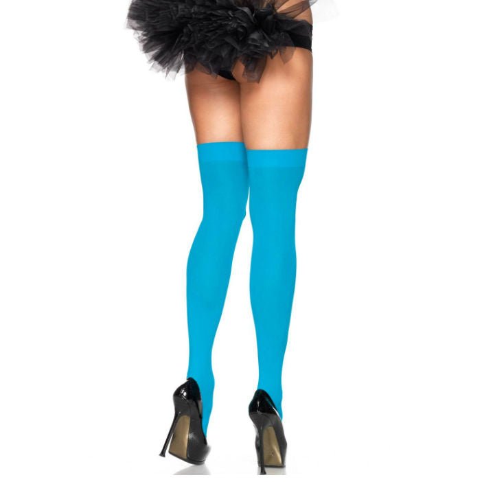 LEG AVENUE - CALZINI IN NYLON BLU - LEG AVENUE HOSIERY - Intimo per le occasioni speciali | The Game Lingerie