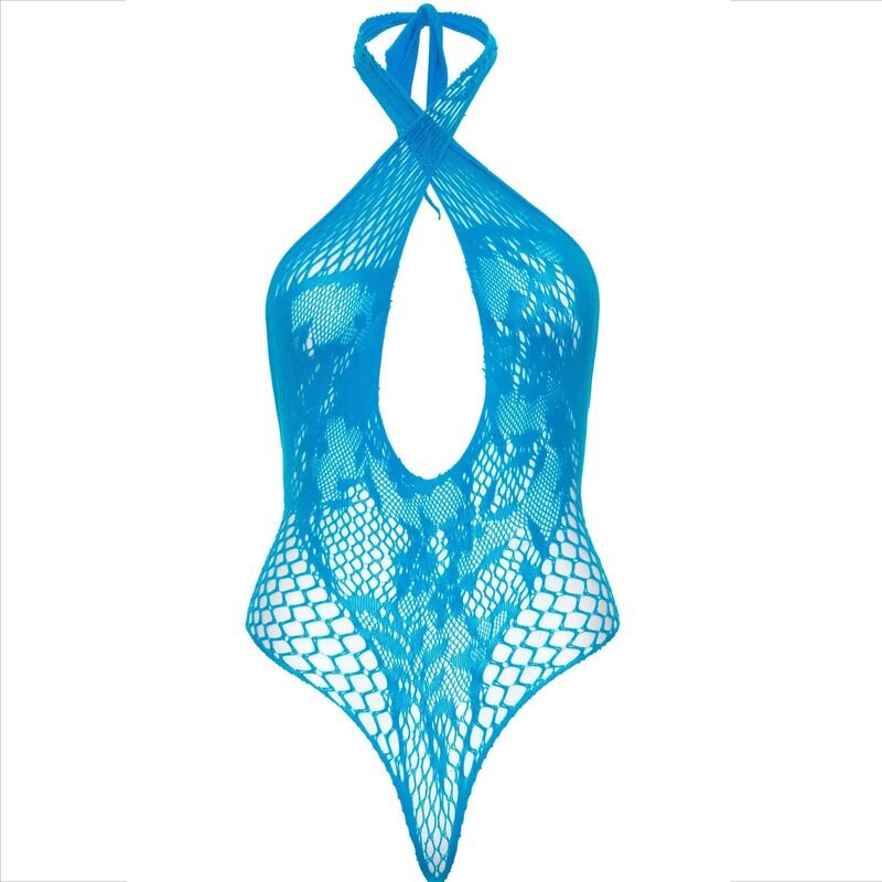 LEG AVENUE - CAVEZZA ORSACCHIOTTO CON PIZZO BLU - LEG AVENUE TEDDIES - Intimo per le occasioni speciali | The Game Lingerie