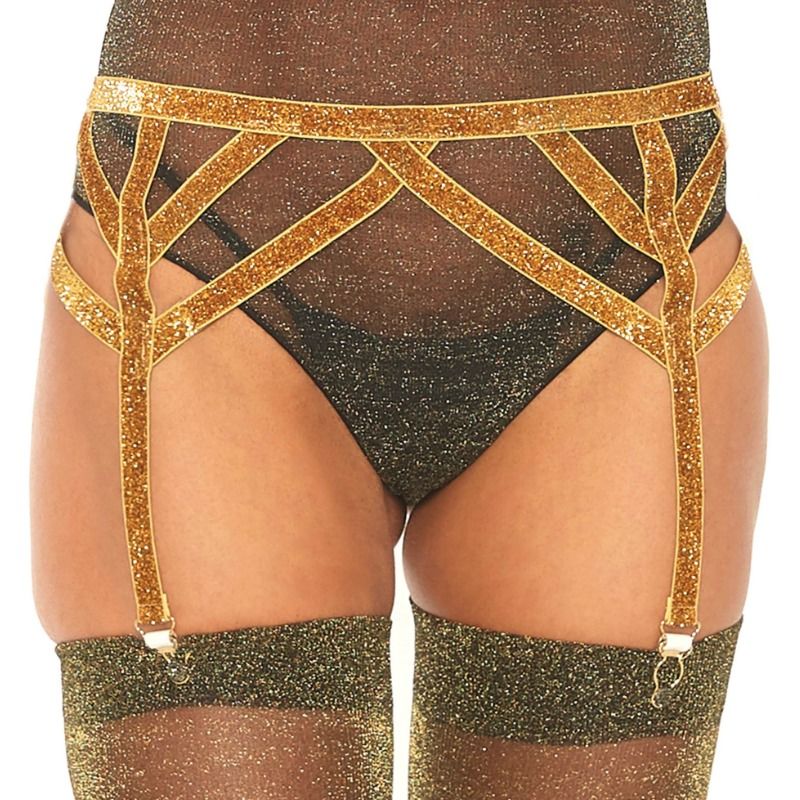 LEG AVENUE - CINTURINO ELASTICO IN LUREX TAGLIA UNICA - LEG AVENUE ACCESSORIES - Intimo per le occasioni speciali | The Game Lingerie