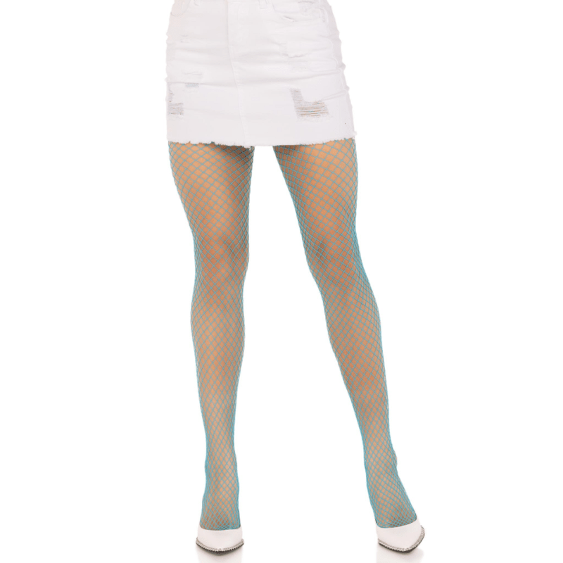 LEG AVENUE - COLLANT A RETE IN LYCRA BLU - LEG AVENUE HOSIERY - Intimo per le occasioni speciali | The Game Lingerie
