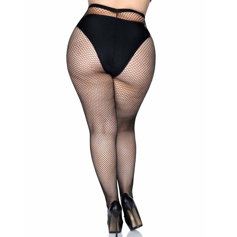 LEG AVENUE - COLLANT A RETE TAGLIA PLUS - LEG AVENUE HOSIERY - Intimo per le occasioni speciali | The Game Lingerie