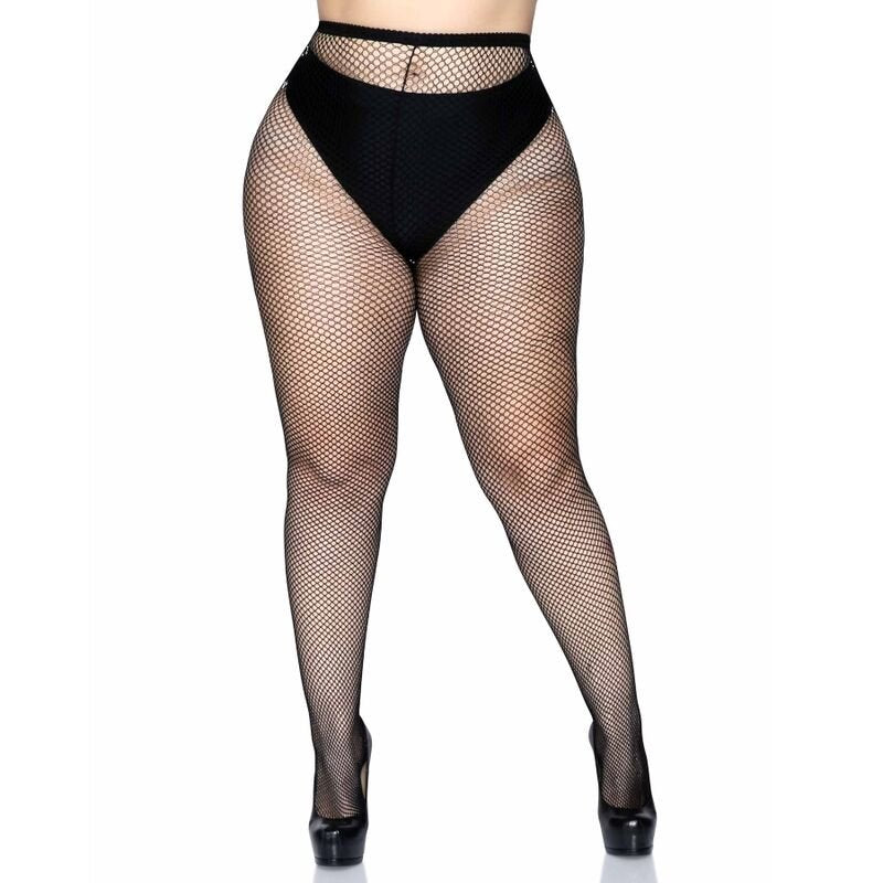 LEG AVENUE - COLLANT A RETE TAGLIA PLUS - LEG AVENUE HOSIERY - Intimo per le occasioni speciali | The Game Lingerie