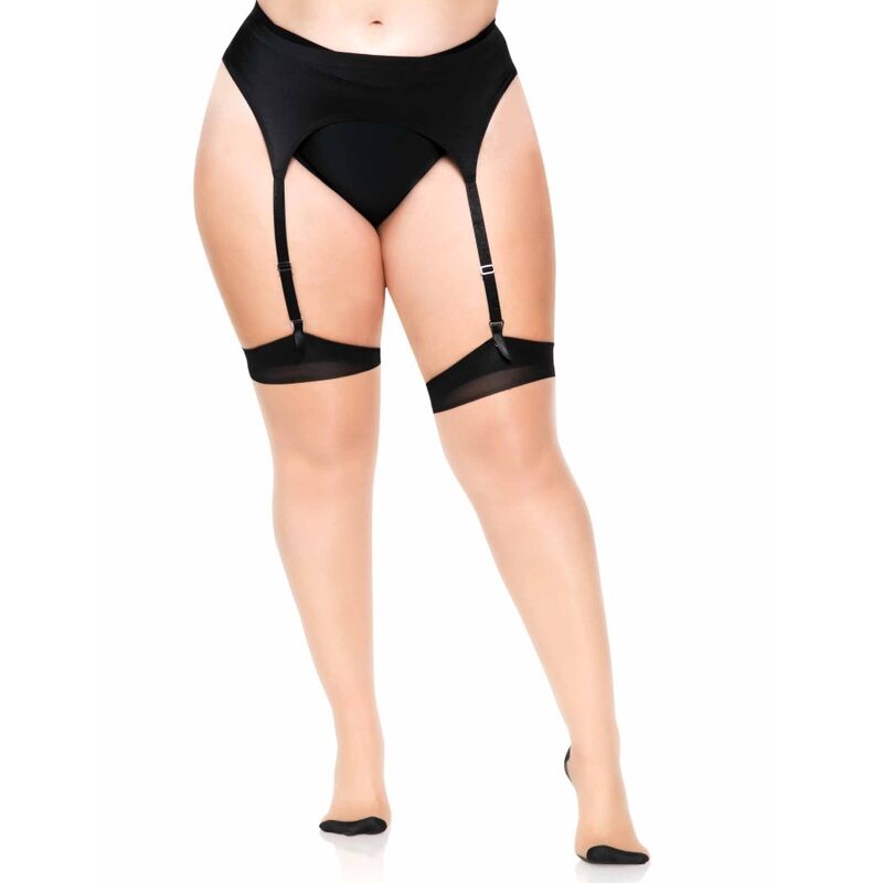 LEG AVENUE - COSTUME IN LYCRA 2 TONI CON CUCITURA POSTERIORE E TACCO CUBANO - LEG AVENUE HOSIERY - Intimo per le occasioni speciali | The Game Lingerie