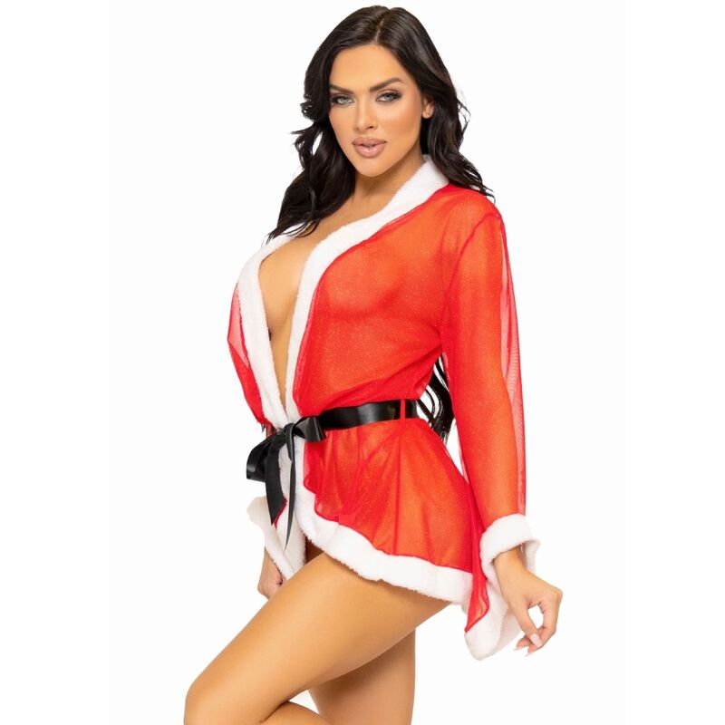 LEG AVENUE - COSTUME INTIMO SEXY NATALE BABBO NATALE ROSSO M/L - LEG AVENUE COSTUMES - Intimo per le occasioni speciali | The Game Lingerie