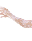 LEG AVENUE - GUANTI FLOREALI ROSSI NERI - LEG AVENUE HOSIERY - Intimo per le occasioni speciali | The Game Lingerie