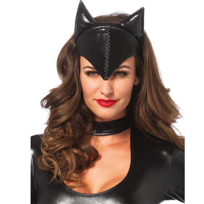 LEG AVENUE - MASCHERA CAT WOMAN NERA - LEG AVENUE ACCESSORIES - Intimo per le occasioni speciali | The Game Lingerie