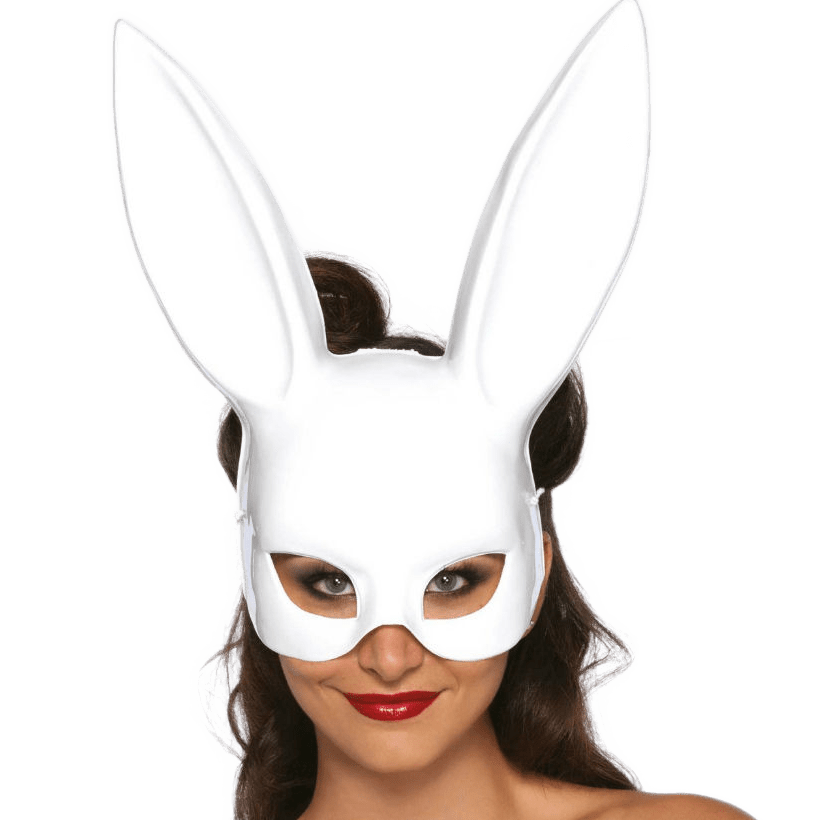 LEG AVENUE - MASCHERA CONIGLIO MASQUERADE BIANCA - LEG AVENUE ACCESSORIES - Intimo per le occasioni speciali | The Game Lingerie