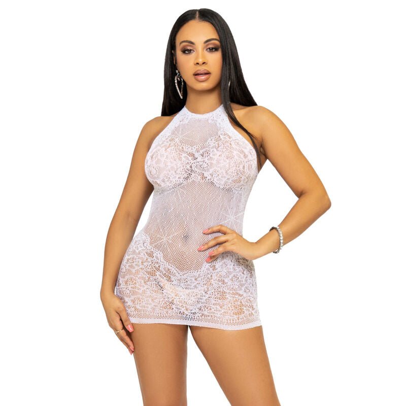 LEG AVENUE - MINI ABITO CON STRASS TAGLIA UNICA - ROSSO - LEG AVENUE DRESSES - Intimo per le occasioni speciali | The Game Lingerie
