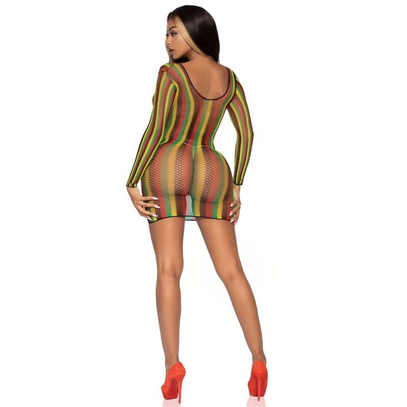 LEG AVENUE - MINI ABITO RASTA TAGLIA UNICA - LEG AVENUE DRESSES - Intimo per le occasioni speciali | The Game Lingerie