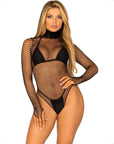 LEG AVENUE - TEDDY COLLO ALTO - LEG AVENUE TEDDIES - Intimo per le occasioni speciali | The Game Lingerie
