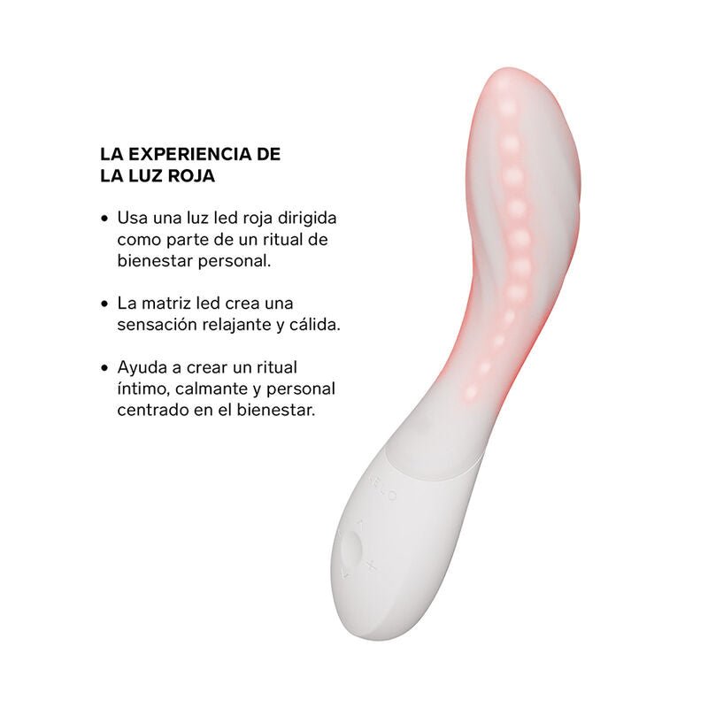 LELO - MONA SPECTRA MASSAGGIATORE INTIMO A LUCE ROSSA RICARICABILE E CONTROLLABILE TRAMITE APP - LELO - Intimo per le occasioni speciali | The Game Lingerie