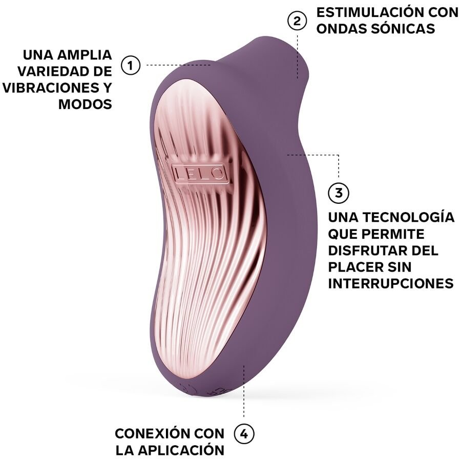LELO - SONA 3 CRUISE MASSAGGIATORE CLITORALE SONICO PRUGNA - LELO - Intimo per le occasioni speciali | The Game Lingerie