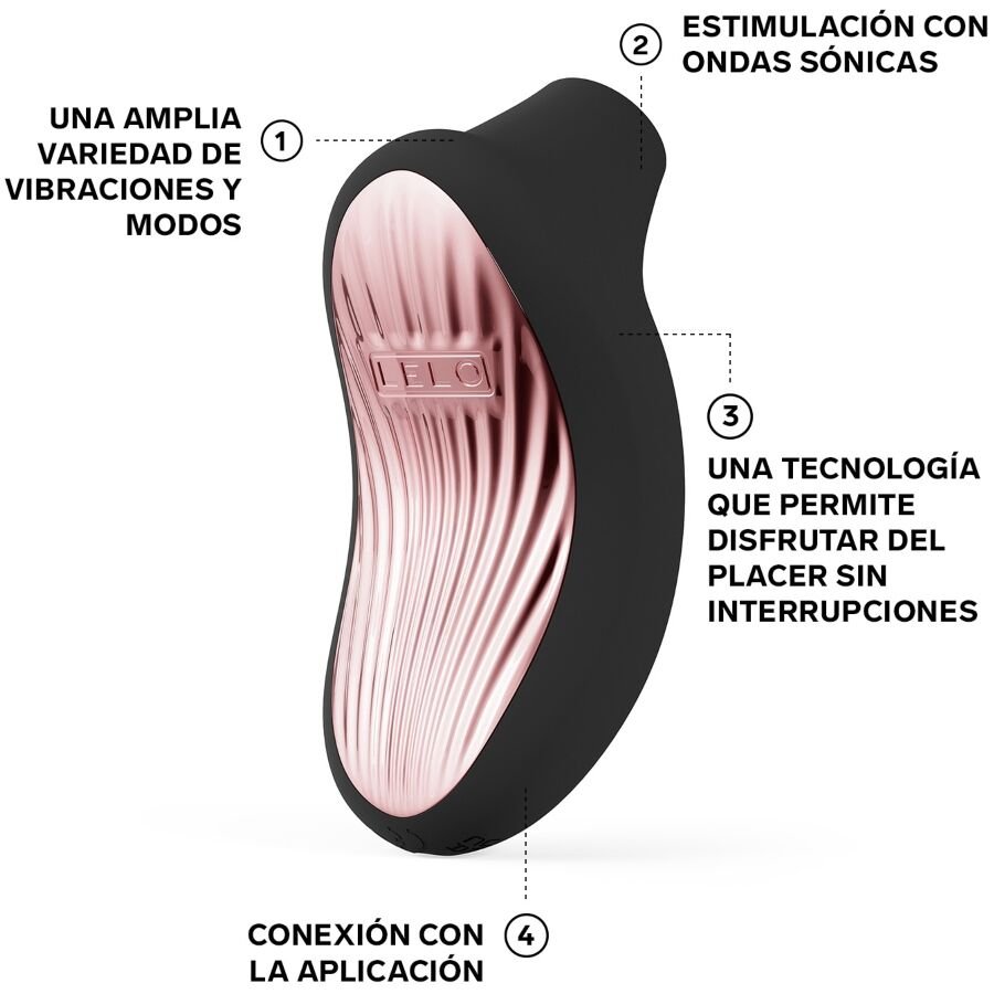 LELO - SONA 3 CRUISE MASSAGGIATORE CLITORIDEO SONICO NERO - LELO - Intimo per le occasioni speciali | The Game Lingerie