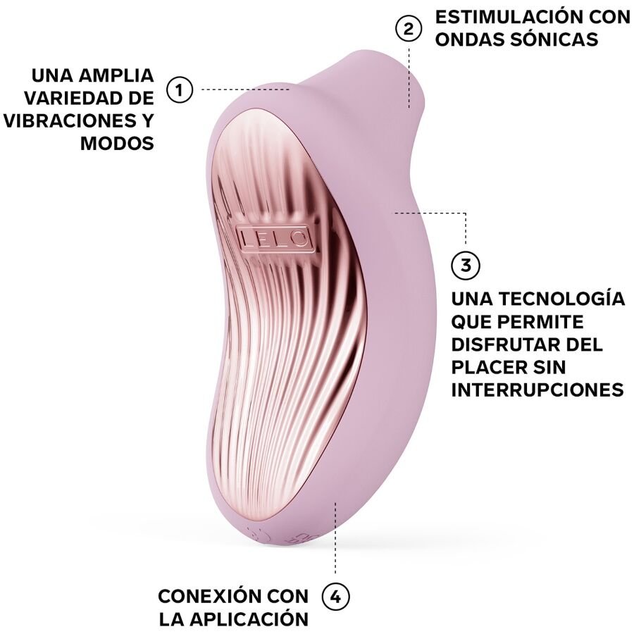 LELO - SONA 3 CRUISE MASSAGGIATORE CLITORIDEO SONICO ROSA CHIARO - LELO - Intimo per le occasioni speciali | The Game Lingerie