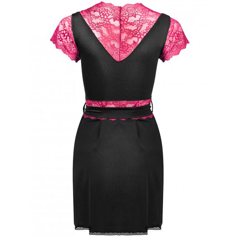 LIVCO CORSETTI FASHION - KUMIKO LC 90428 VESTAGLIA + PANTY NERO L/XL - LIVCO CORSETTI SETS - Intimo per le occasioni speciali | The Game Lingerie