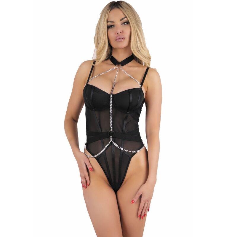 LIVCO CORSETTI FASHION - MELISENDA CF 1709 ACCAPPATOIO + CAMICIA + PERIZOMA NERO S - LIVCO CORSETTI BODIES - Intimo per le occasioni speciali | The Game Lingerie