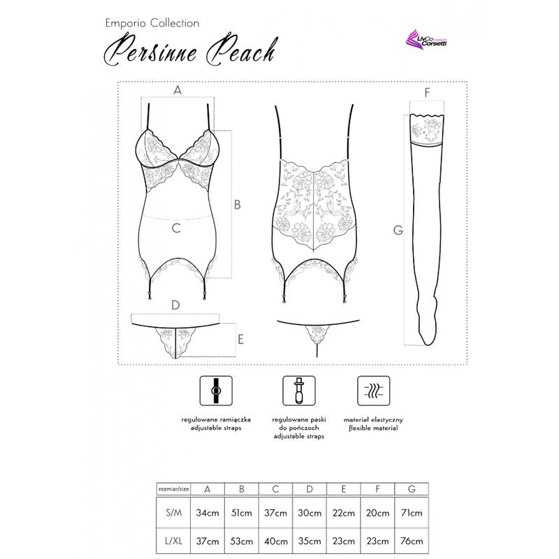 LIVCO CORSETTI FASHION - SET PERSINNE PESCA CORSETTO + SLIP + CALZE - LIVCO CORSETTI SETS - Intimo per le occasioni speciali | The Game Lingerie