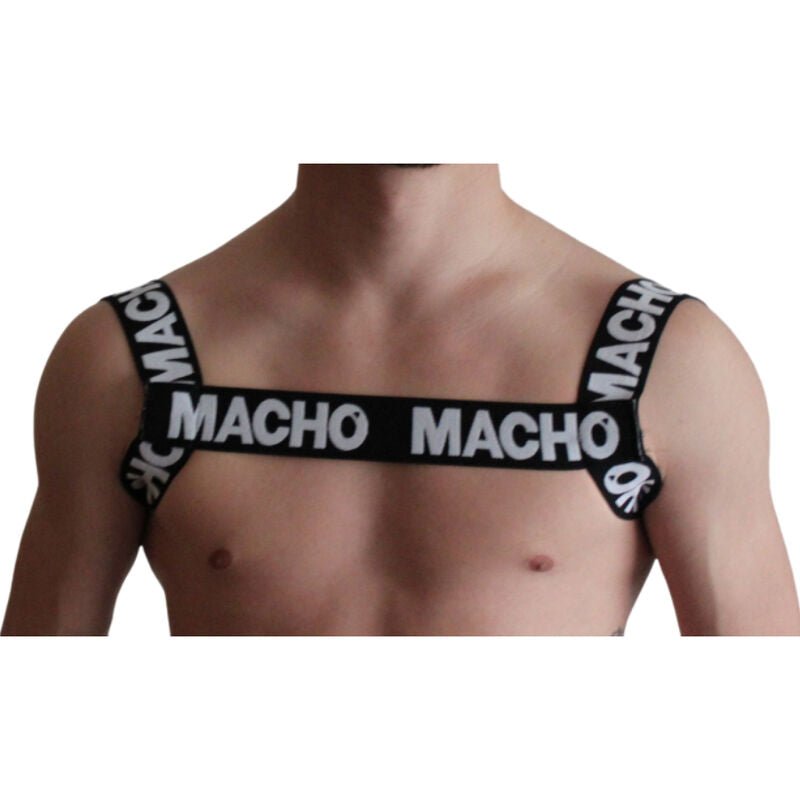 MACHO - CABLAGGIO DOPPIO NERO - MACHO UNDERWEAR - Intimo per le occasioni speciali | The Game Lingerie